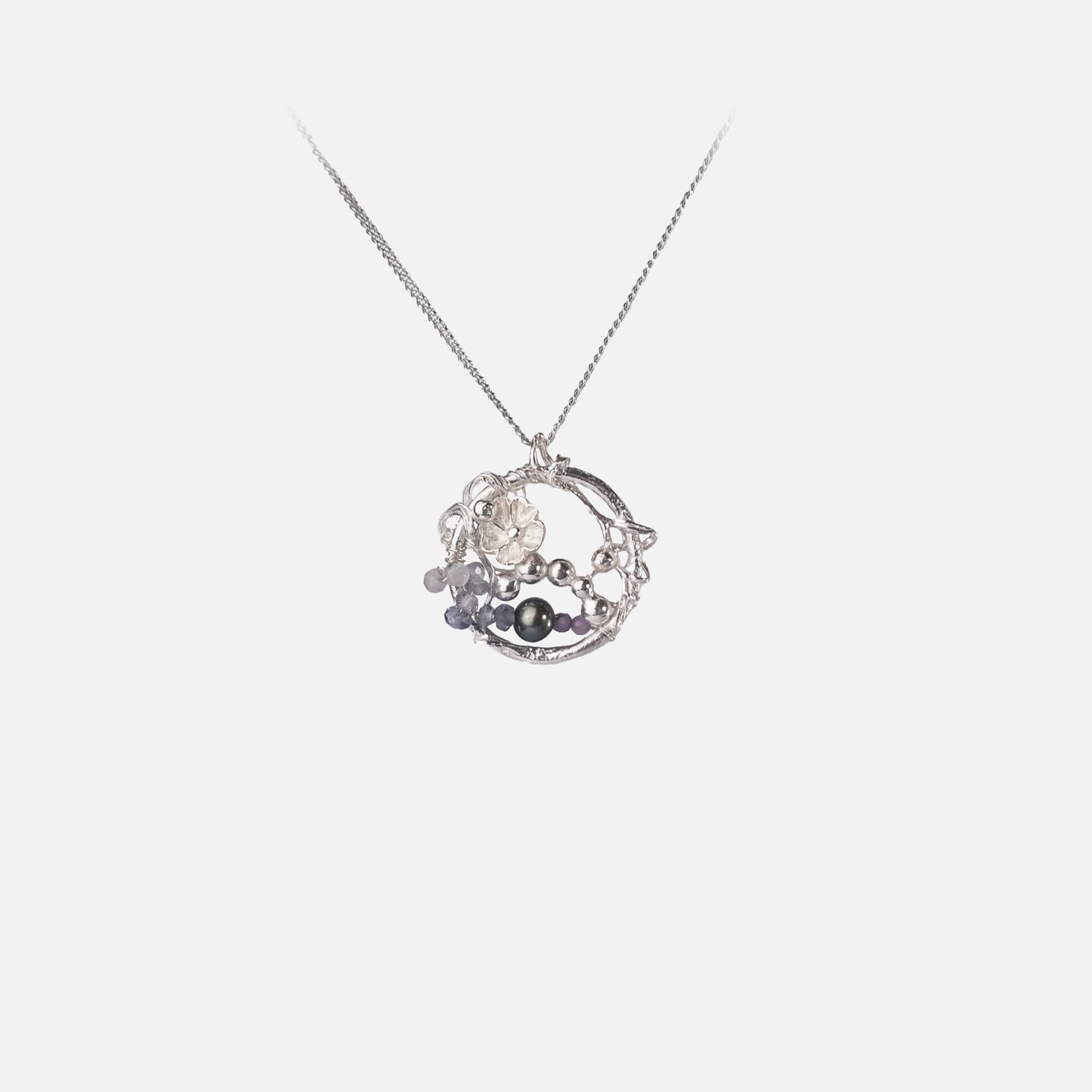 Celestial Dream Necklace with Coloured Gems
