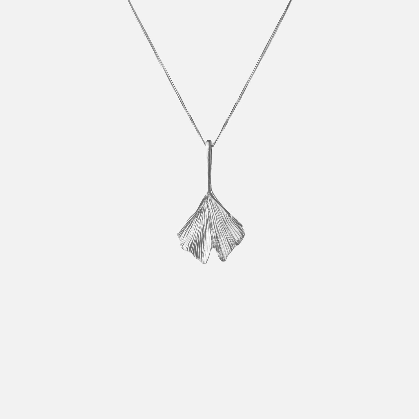 Ginkgo Biloba Leaf Necklace