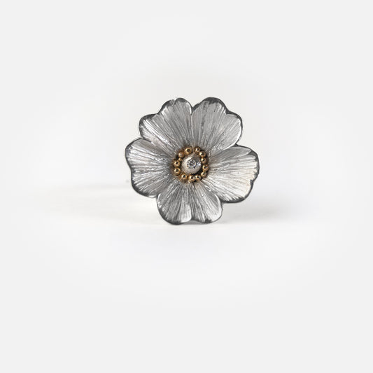 Large Inspired Flower Cocktail Ring